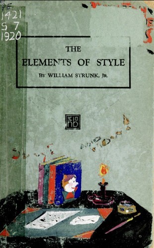 Cover of The Elements of Style by William Strunk